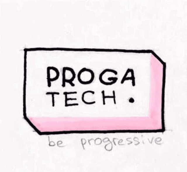 Original sketch of ProgaTech logo