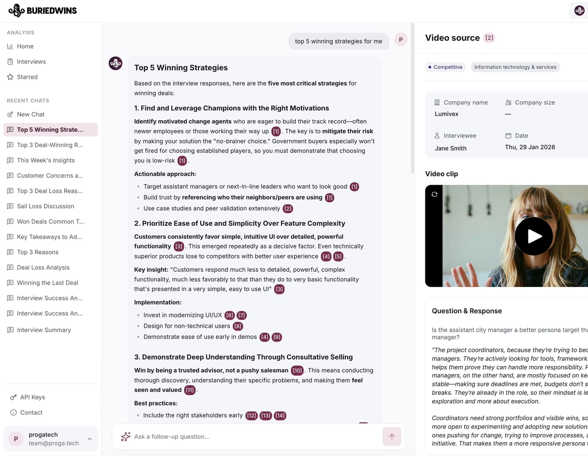BuriedWins platform overview