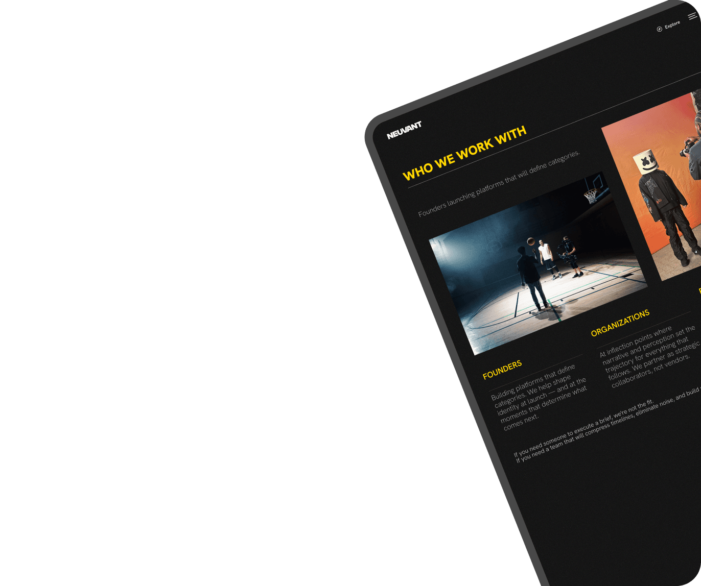 Neuvant mobile preview