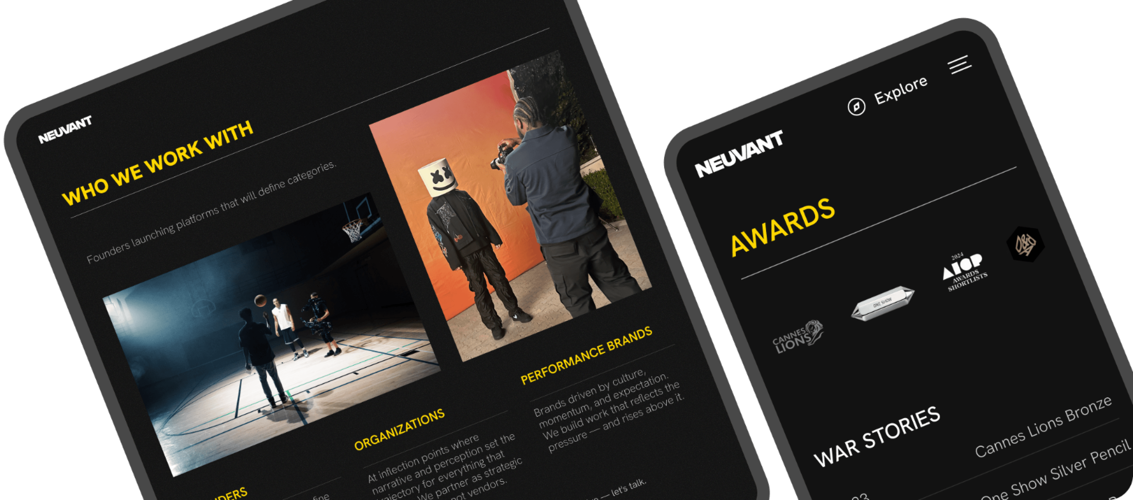 Neuvant mobile preview