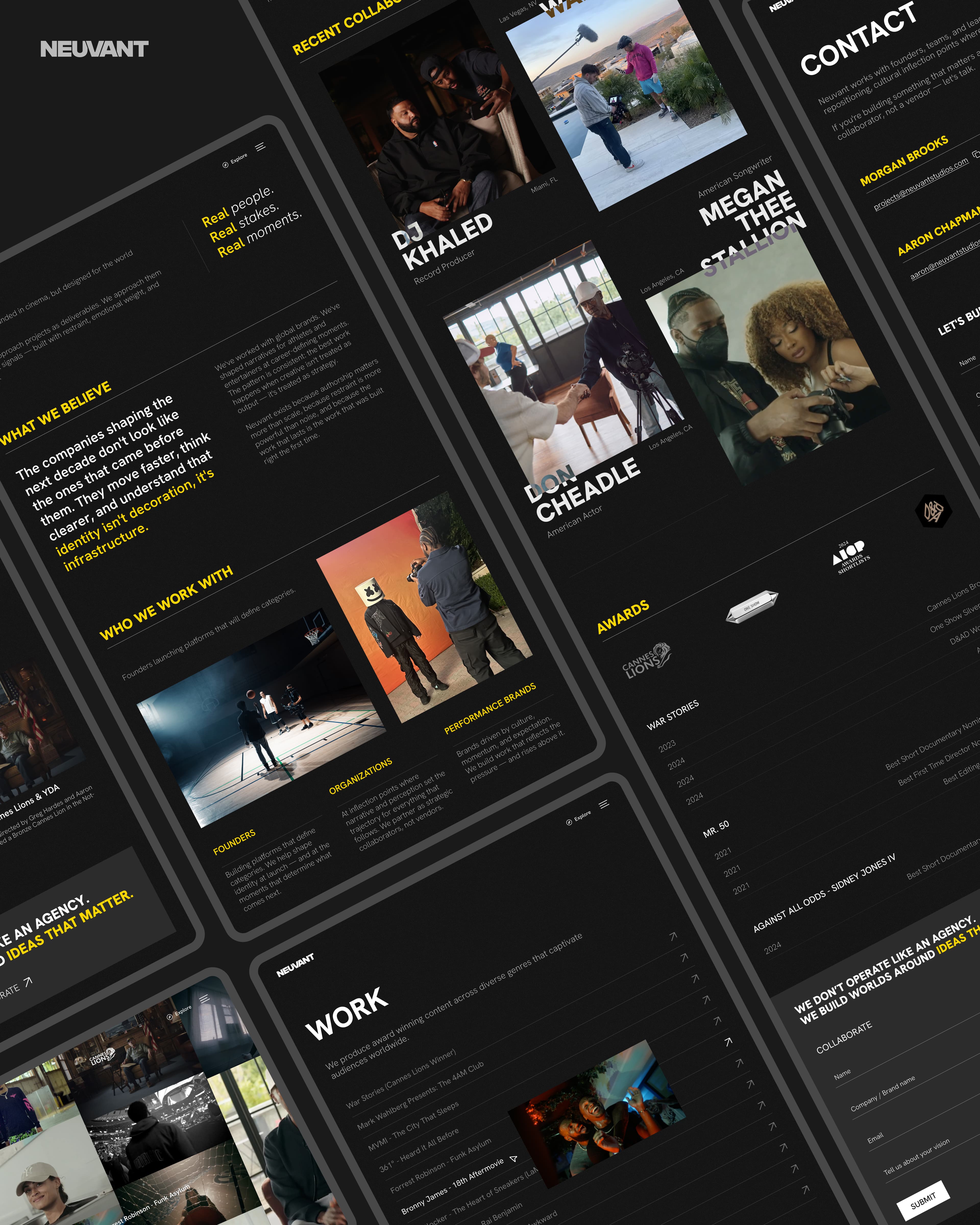 Neuvant interface showcase