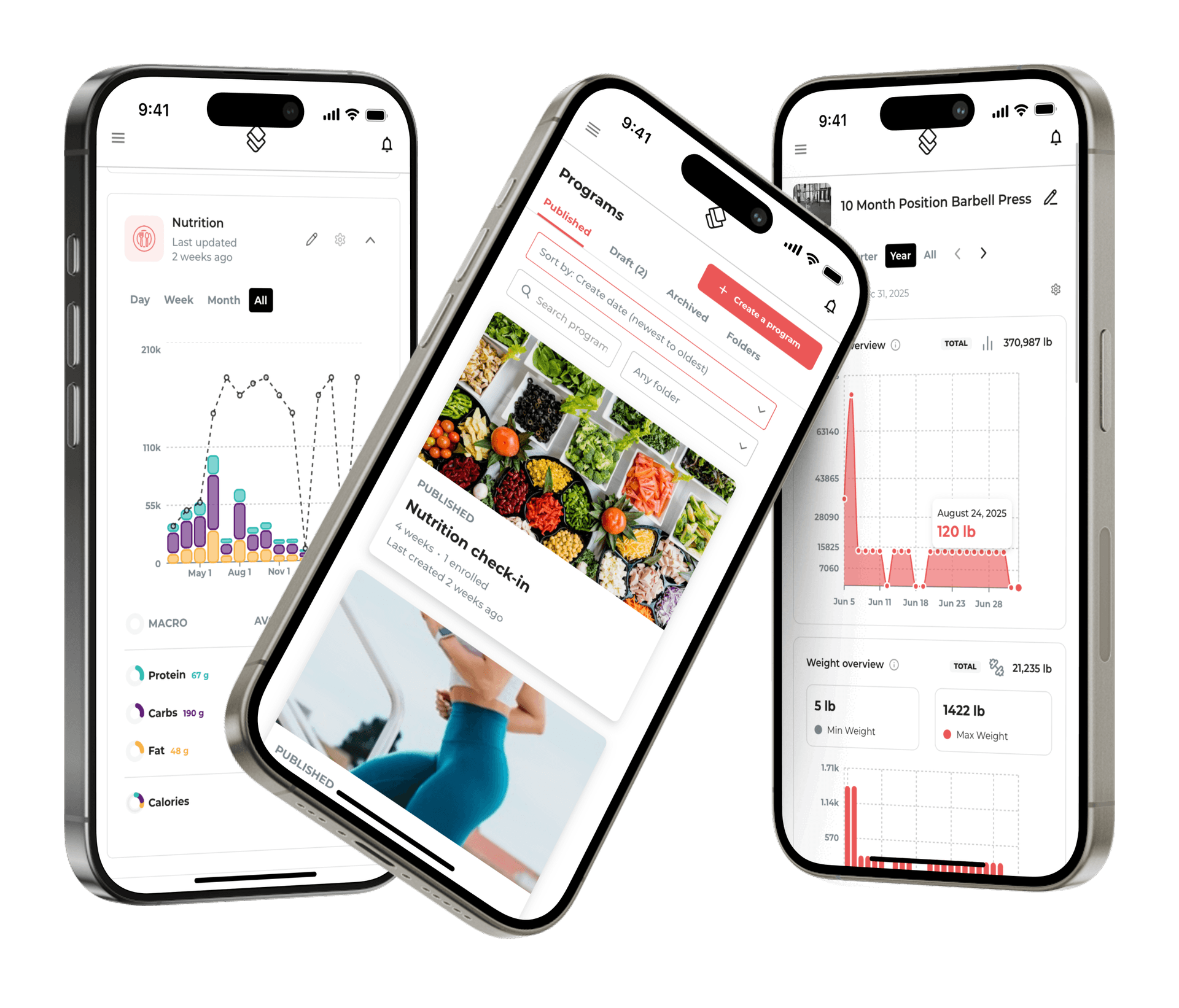 Capacitor app mockups