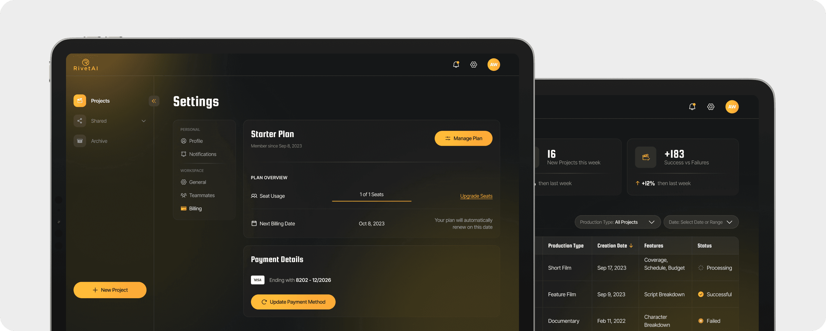 Rivet AI project preview