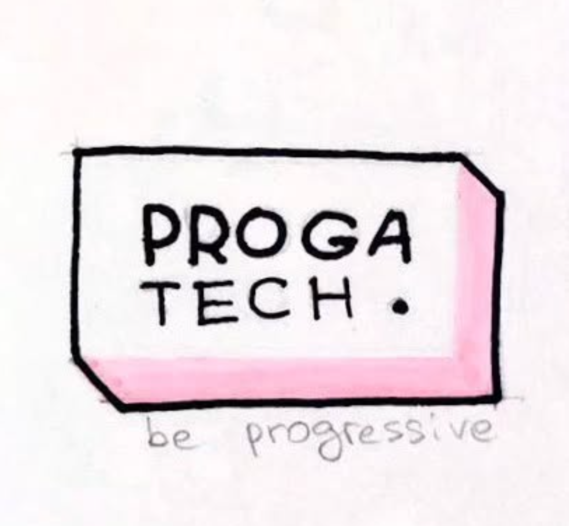 Original sketch of ProgaTech logo